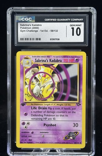 Sabrina's Kadabra (1st Edition) graded CGC 10 for sale on eBay