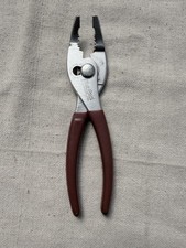 Blue Point Cda46cp Bent Nose 7-12 Long Slip Joint Pliers W Wire Cutter Usa Blue Point Cda46cp Bent Nose 7-12 Long Slip Joint Pliers W Wire Cutter Usa
