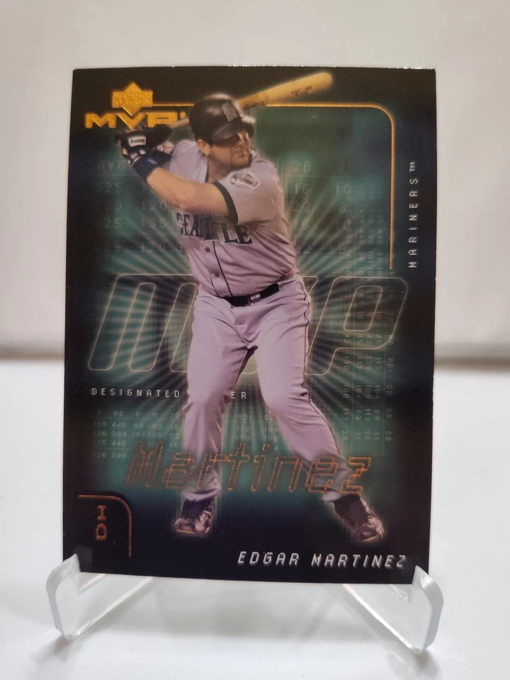 Edgar Martinez 20023 Upper Deck MVP Mariners Seattle Baseball Card - Image 3 of 4