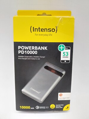 Intenso PD10000 Powerbank 10000mAh Quick Charge 3.0, USB PD 3.0 LiPo #KT6605O--Ü