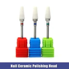 Nail Ceramic Polishing Head Nail Art Drill Bits Electric Rotary File Manicure