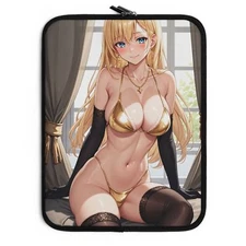 Anime Girl Laptop Sleeve - Fancy Life - Blonde