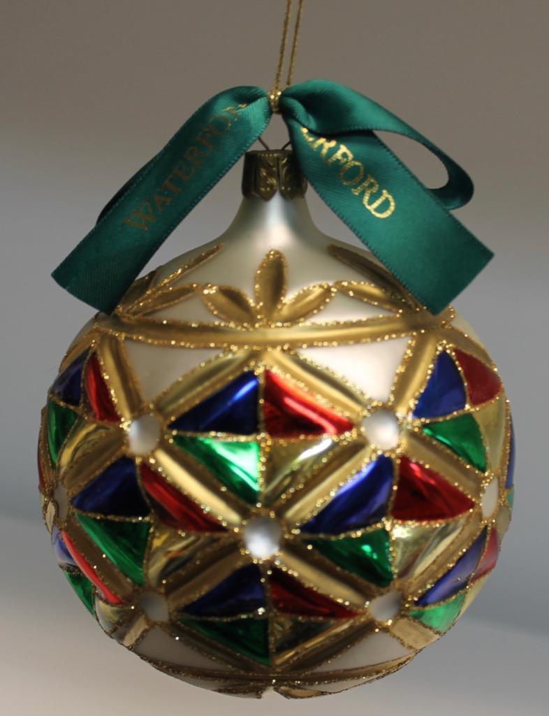 Waterford Holiday Heirlooms Cross Cut Ball Ornament | eBay