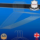 Strong Silver Wire Steel Coat Hangers 50x 100x 500x (13G) UK 20 Years Brand NO.1