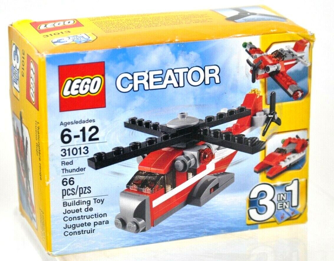 LEGO Creator 31013 Red Thunder - NEW (damaged pkg) Sealed Contents