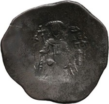 Antiguo Bizantino 1185-1195 ISAAC ANGELUS VIRGEN CONSTANTINOPLA TRAQUIA #3