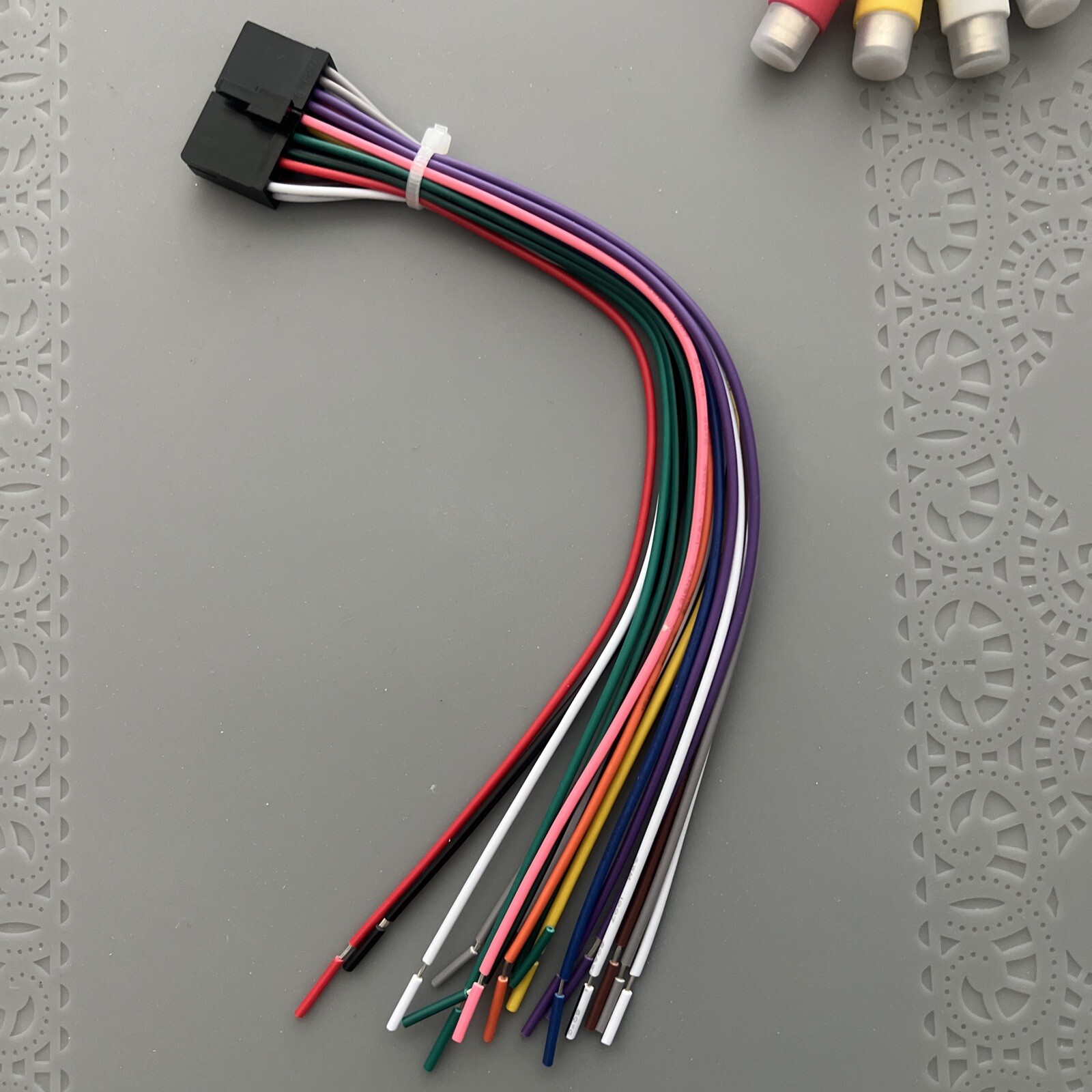 Jensen 20 Pin Wire & Pre-Amp./AV Input VX7020, VX7021, VX7022, VX7023,VX7024
