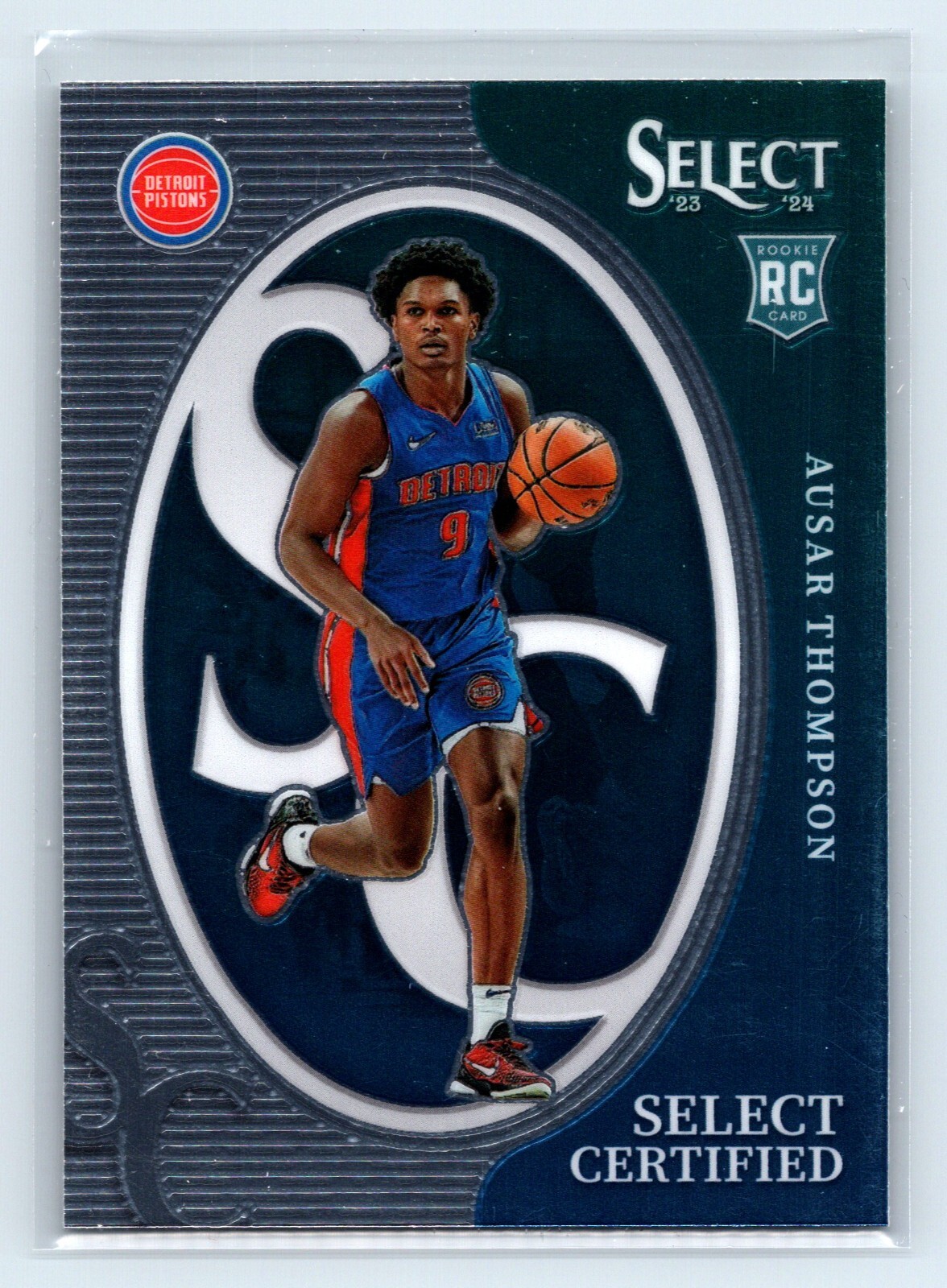 2023-24 Select Ausar Thompson Select Certified RC Insert Pistons #11