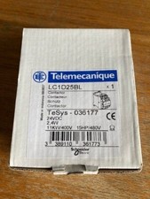 Telemecanique Scheider Electric LC1D25BL Contactor, 24VDC, 2.4W, 11KW/15HP