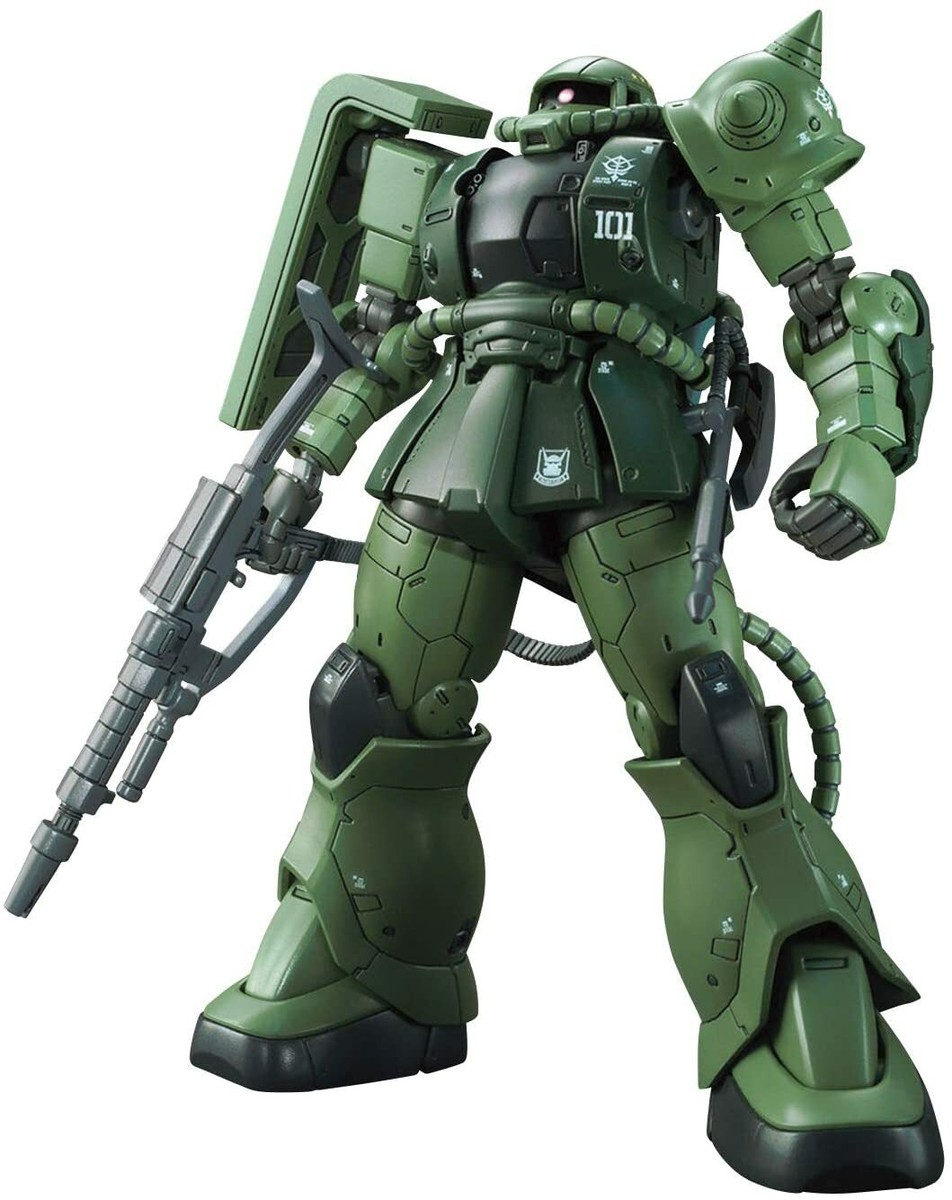 BANDAI HG 1/144 MS-06C-6/R6 ZAKU II TYPE C-6/R6 Model Kit Gundam