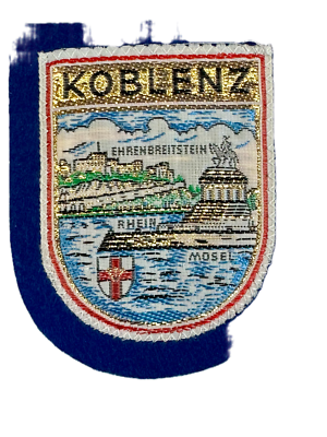 #ad Koblenz GERMANY Coblenz France Rhein Mosel River Deutsches Travel Souvenir Patch $4.98