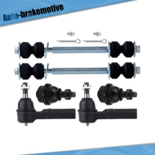 6x Front Lower Ball Joint Tie Rod End For 2002-2006 Chevrolet Avalanche 2500