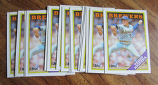 Teddy Higuera Lot of 16 1988 Topps #110 Trading Cards MLB Baseball Brewers
