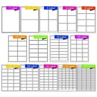 Address Labels White A4 Sheets Sticky Self Adhesive for Inkjet / Laser Printer