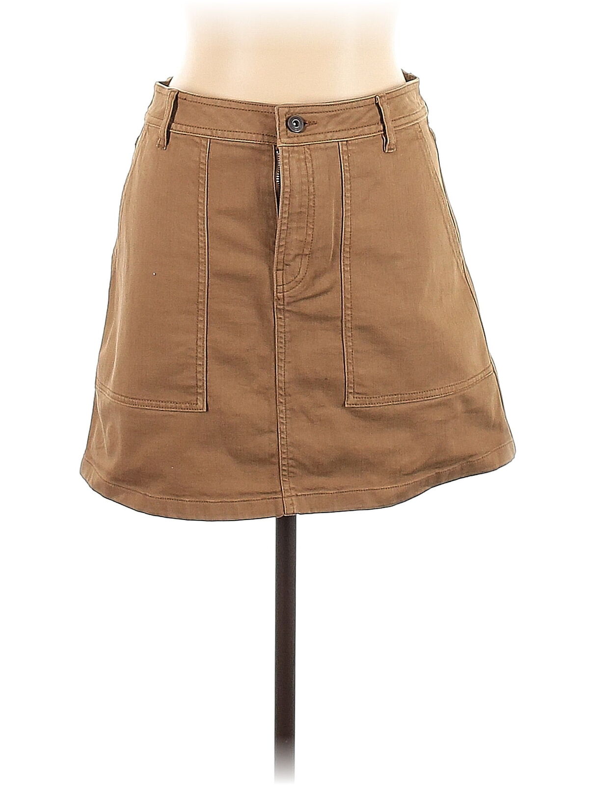 Country Road Women Brown Denim Skirt 10 - image 1