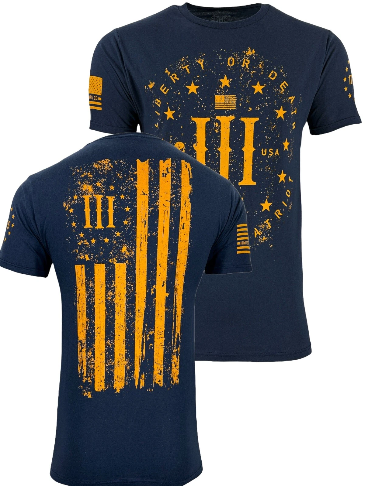 Howitzer Style Men's T-Shirt PATRIOT Navy Military Grunt MFG S -5XL
Opens in a new window or tab