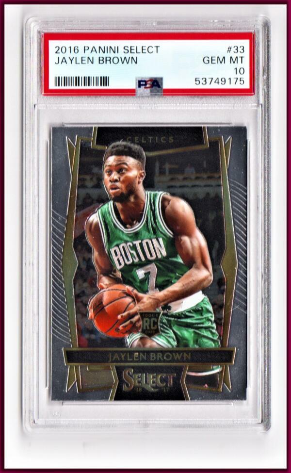 2016 Panini Select #33 Jaylen Brown RC PSA 10 GEM MINT Celtics | eBay