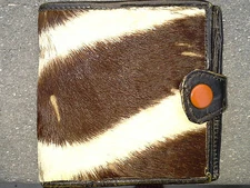 Calf Hair Mini Wallet Billfold Estate Find