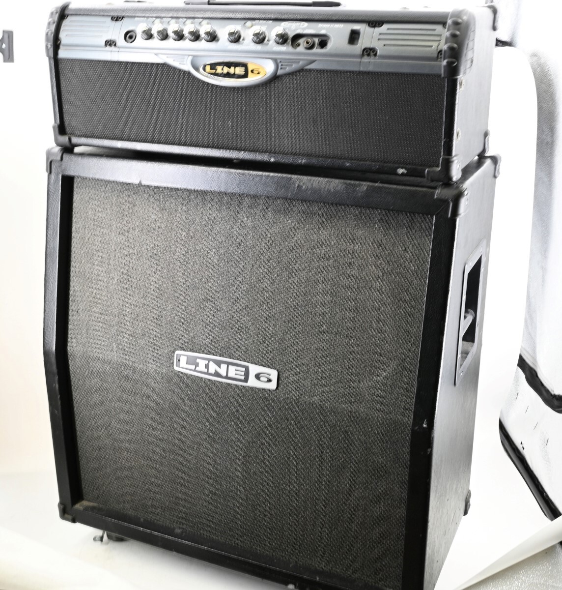Line 6 Spider II HD75 75/300W Guitar Amp Head and 4x12 Cabinet