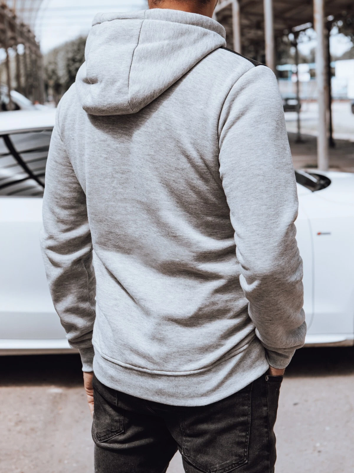 SACAI Felpa con cappuccio uomo pelliccia isolata pullover uomo felpa con cappuccio DSTREET M 2XL