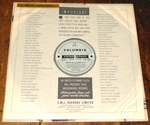 DAVID OISTRAKH MOZART PROKOFIEV TURQUOISE SILVER COLUMBIA STEREO SAX 2304 LP - Imagen 5 de 9