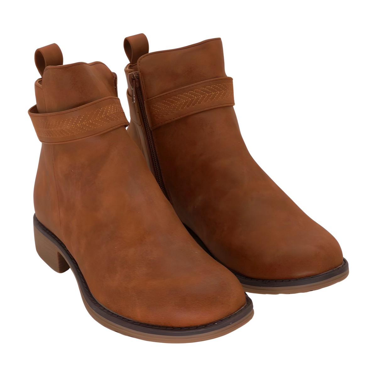 MUK LUKS Brown Faux Fur-Lined Bianca Barbara Boot Womens Shoes