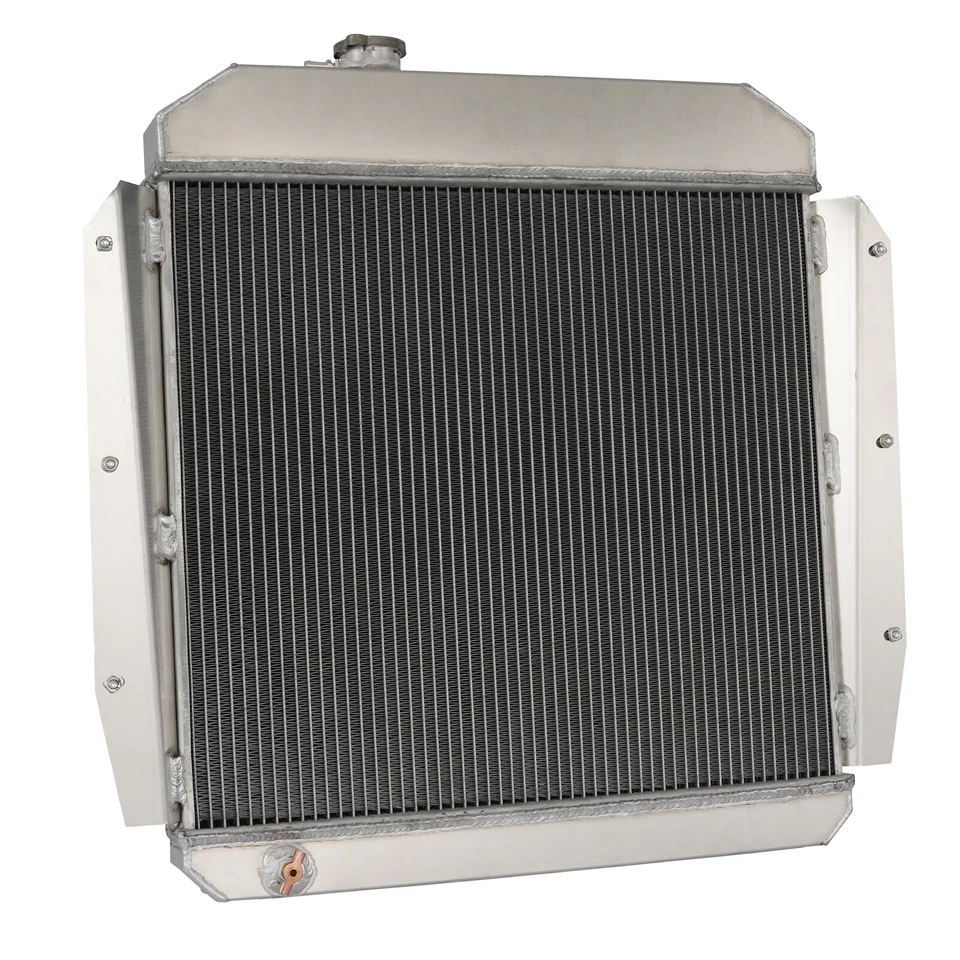 Ventilador de cubierta de radiador de 3 filas para camioneta Chevy GMC 1955-1959 100/150/3100/3200 Foto 2 de 4