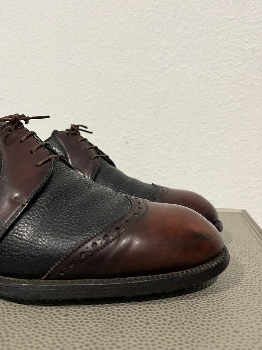 Vintage Stone Tarlow/Footjoy Mens Golf Shoes Shell Cordovan  display picture 3