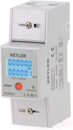 Sous Compteur Électrique Monophasé 80A Max Modulaire - Foto 2 di 9