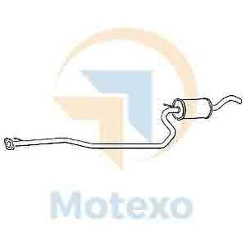 Klarius FE529G Auspuff Mitte Dose 121 Fiesta 1.25 1.3 95-02-image