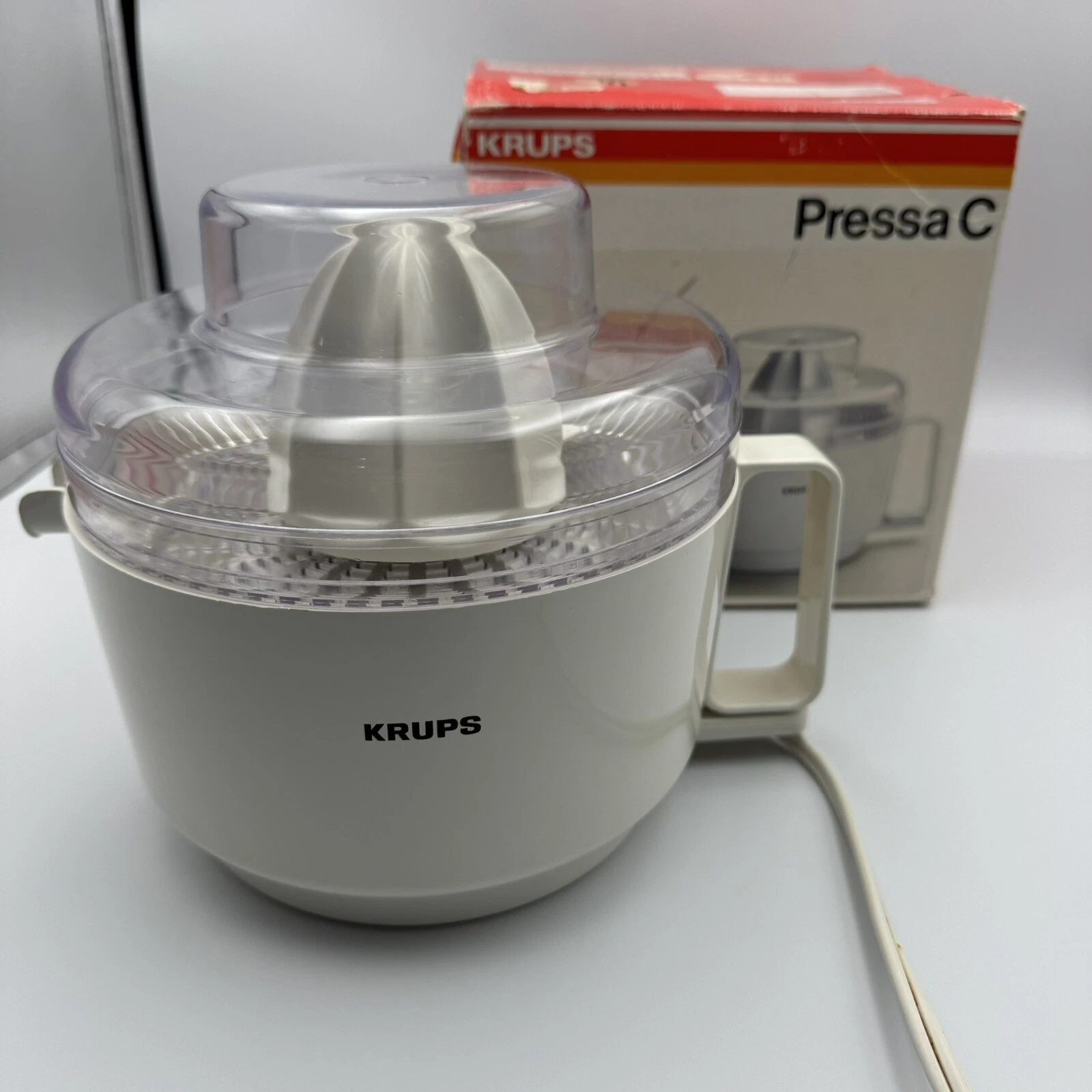 KRUPS Pressa C Citrus Fruit JUICER 22oz with Box Tested