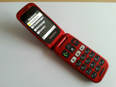 EMPORIA ONE NEUW.-SCHWARZ ROT-2,4''-EXTRAS-KEIN SIMLOCK-RECHNUNG-DHL VERSAND