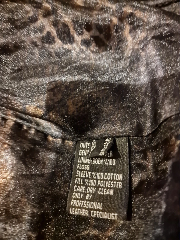 Moda Show Genuine Lamb skin /Racoon collar Jacket UK 10/S - Image 3 of 4