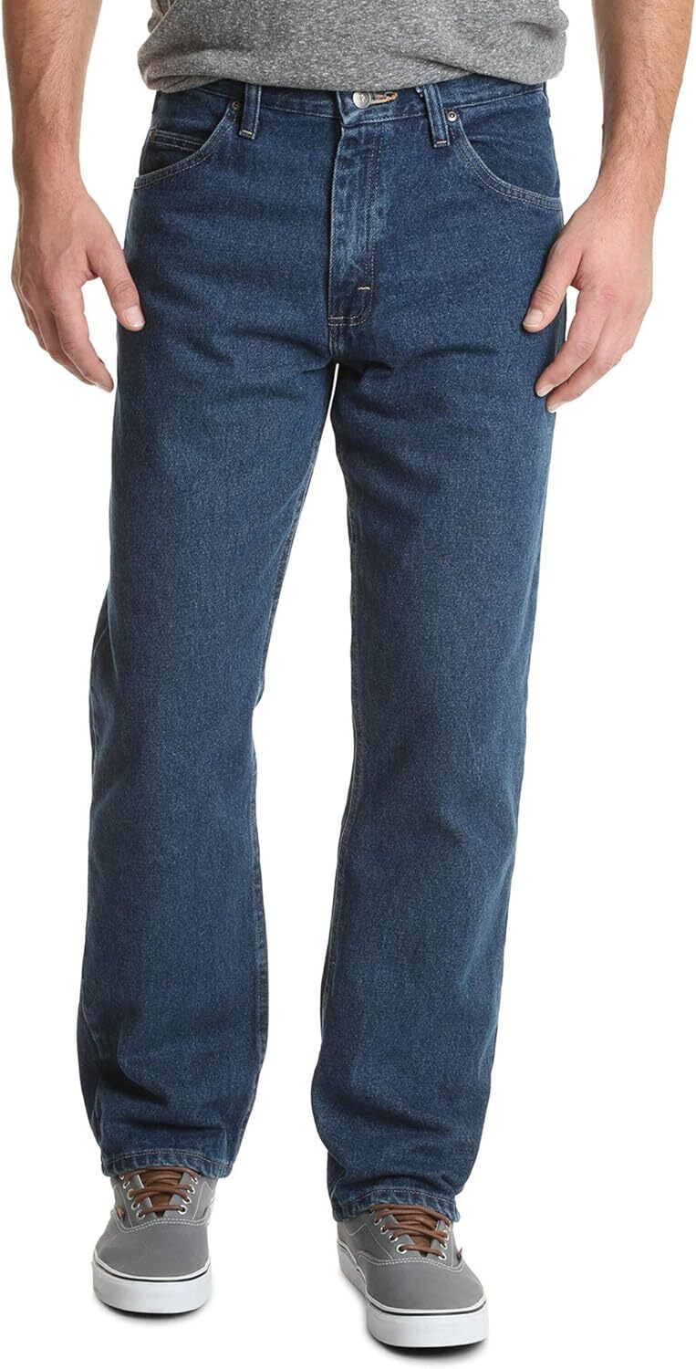 Wrangler Authentics Men's ZM1AR Relaxed Fit Cotton Jeans