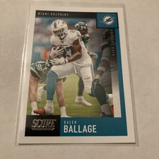 2020 Score Football #16 Kalen Ballage Dolphins