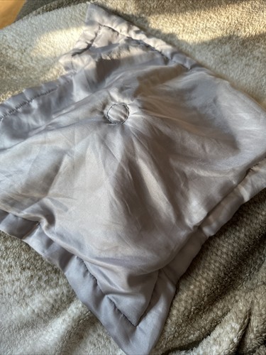 Carter’s Elefante Grigio Peluche Lovey Coperta di Sicurezza Blankie Bordo Raso 14” - Foto 4 di 7