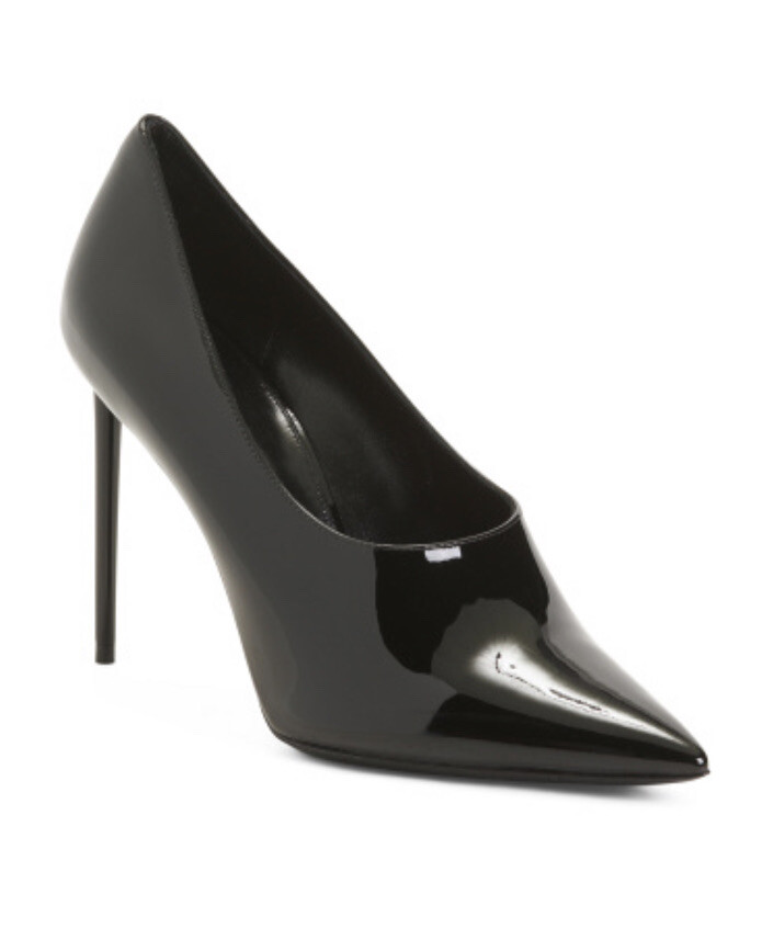 Décolleté in pelle orsacchiotto Saint Laurent 38 prezzo al dettaglio: $995 00