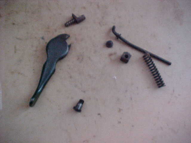 *Stevens 311 double 12 ga  lever  & lock assy. includes spring,rod,screws,lock