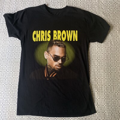 Chris Brown In My Feels Festival Trey Songs Black T Shirt Men s Small / S  NWOT