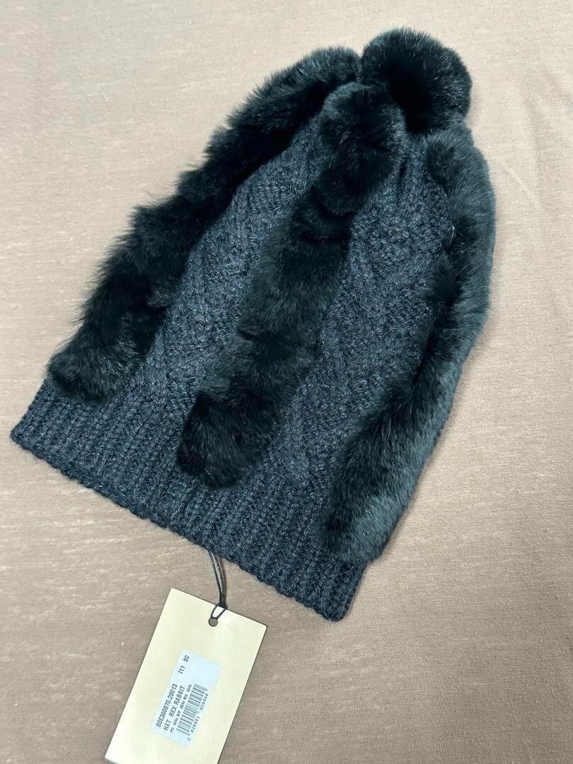 帽子 John Galliano Hat Rex Rabbit Knit Cap John Galliano Hat Rex Knit Cap Unused | eBay