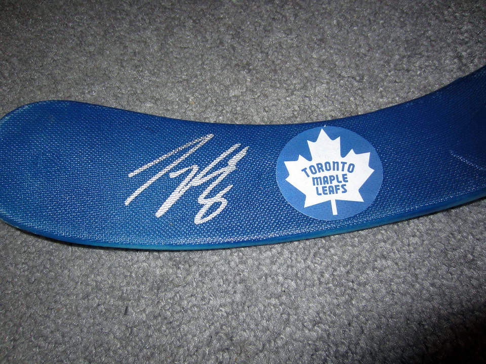 Palo de hockey autografiado firmado por Tyler Bozak Toronto Maple Leafs con certificado de autenticidad Foto 4 de 4