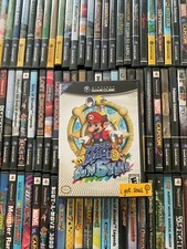 Super Mario Sunshine Original Black Case  Artwork ONLY Gamecube OEM - NO GAME