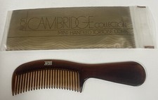 Vintage Mini Handled Tortoise Comb Cambridge Collection Avon 6 1/2" NEW NOS 1983