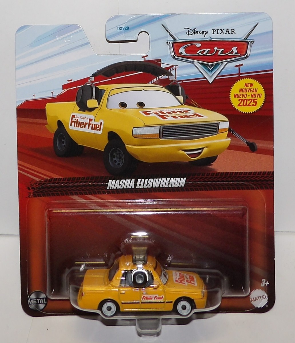 Disney Pixar Cars ~ MASHA ELLSWRENCH ~ Fiber Fuel Crew Chief NEW