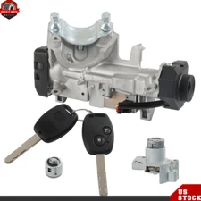 For 2007-2011 CRV Ignition & Door Lock Cylinder Switch Assembly Set 2 Remote Key