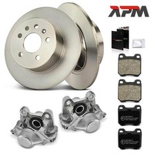 2x Bremssattel 2x Bremsscheiben 4x Beläge Hinten Ø286mm für Opel Vectra B J96