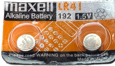 2 PACK LR41 Maxell AG3 392A 192 SR41 LR736 392 (GOOD EXPIRE 12/28) FREE SHIP