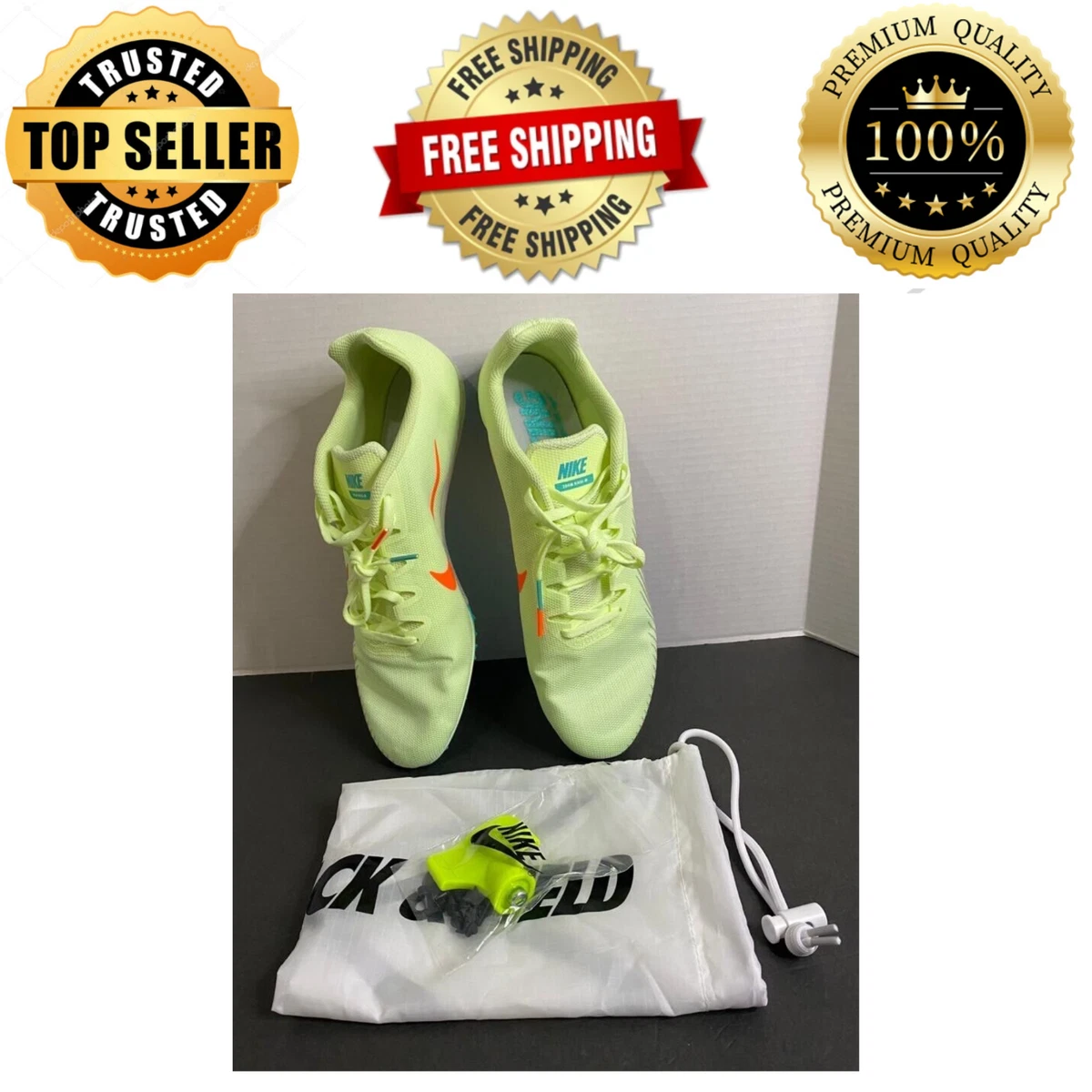 Nike Zoom Rival Track Spikes hellgr n Vietnam Herren Modell AH1020 700 Gr e 11