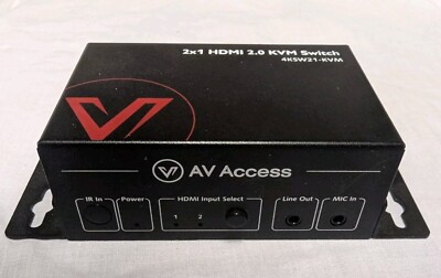 AV Access KVM Switch 2 PC 1 Monitor - 4KSW21-KVM