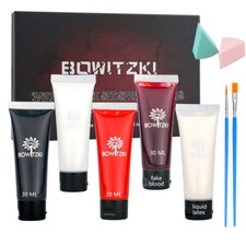 Halloween Clown Make up Kit Liquid Latex Fake Blood FOR Vampire Makeup 30ml 5